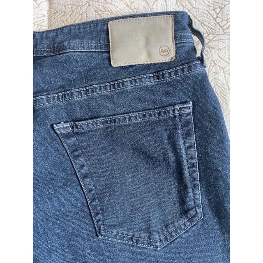 AG Adriano Goldschmied OWENS Dark Wash Mens 34X34 Straight Leg Jeans - Picture 9 of 16